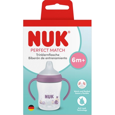 Nuk Perfect Match Шише за сок 150 мл. , 6+мес. , Хипо, лилаво (10215380)