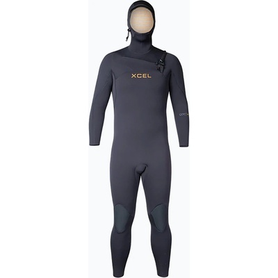 Pánský Xcel Comp+ 4/3 mm Hooded Full black
