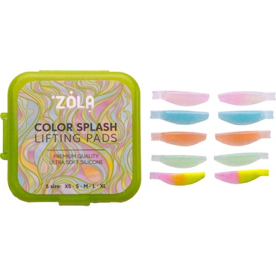 ZOLA Color Splash – natáčky na lash lifting 5 párů