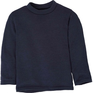 disana Детски вълнен пуловер disana Kid's Strick-Pullover Wool jumper - Indigo - размер 110/116 (EU) (704-5489-0413)