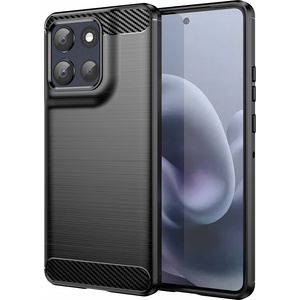 Techsuit Калъф за Motorola Moto G86 - Techsuit - Carbon Silicone - Черен (KF2353404)