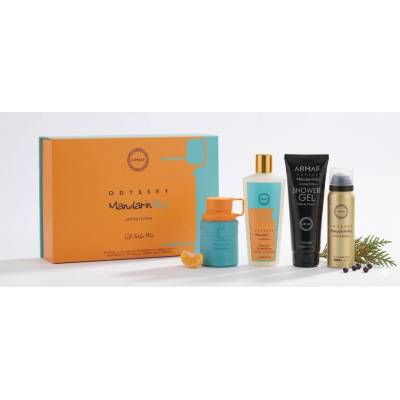 Armaf Odyssey Mandarin Sky EDP 100 ml + tělový sprej 50 ml + SG 100 ml + pánsky šampón 250 ml