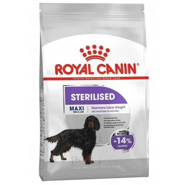 royal canin maxi adult sterilised 12 kg - Heureka.cz