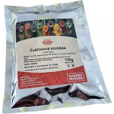 Mistr Málek Zverinová klobása 130 g