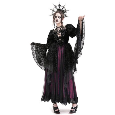 Devil fashion дамска рокля devil fashion - Черна и червена готика - eskt05202