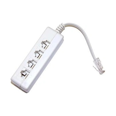 Rozčtyřka RJ45, 1x8p8c/4x8p2c - telefonní