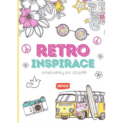 Retro inspirace - Omalovánky pro dospělé -