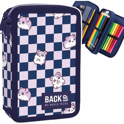 BackUp dvojitý chomiczki šachovnica