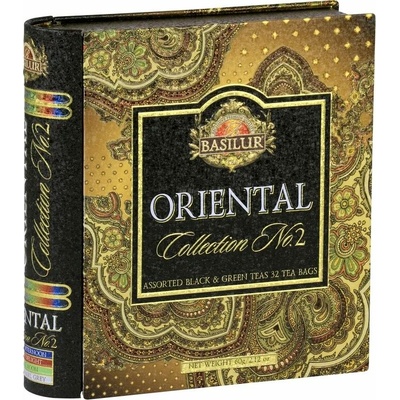 Basilur Book Orient Assorted II plech 32 gastro sáčkov