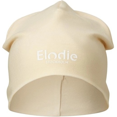 Elodie Datails bavlněná čepice Logo Oat white