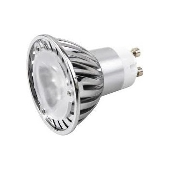 LED žiarovka GU10 3 W teplá biela