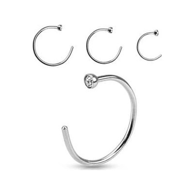 Šperky4U piercing do ucha/nosu se zirkonem N0065-065-08