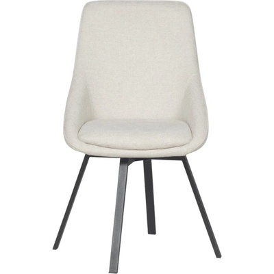 Carmen Трапезен стол Carmen WIGAN, до 120kg, дамаска, прахово боядисана метална база, въртене на 360°, шампанско (bt-3532083_2)