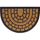 Mojkoberec Kokos + guma oblúk půlkruh Hnedá 40x60 cm