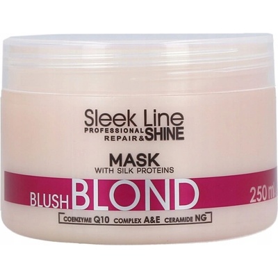 Stapiz Sleek Line Blush Blond Mask maska na blond vlasy s hodvábom 250 ml