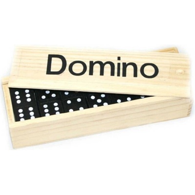 Klasické domino v dřevěné krabičce pro děti