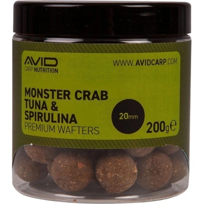 Avid Carp Premium Wafters 20 mm 200 g Monster Crab-Tuna & Spirulina