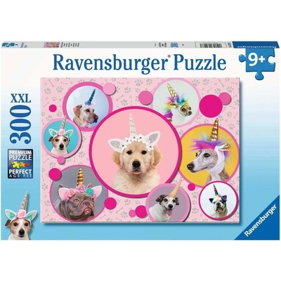 RAVENSBURGER Roztomilí psí jednorožci XXL 300 dílků