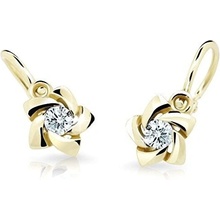 Cutie Jewellery zlaté detské náušnice C2201-10-X-1 ružová