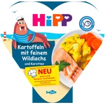 HiPP Детско меню със сьомга, картоф и морков, 12м. +, 250 g (3064231)