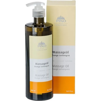 PINO Ароматно масажно масло, Портокал и лимонена трева, 500 мл