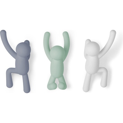 Umbra Закачалки Buddy сини, бяли, ментови 3 бр (318165-370)