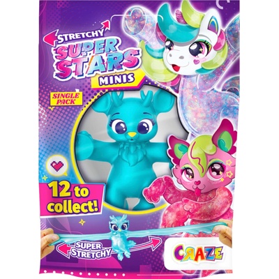 CRAZE Мини разтегливи създания Craze - Superstars, асортимент (C51344)