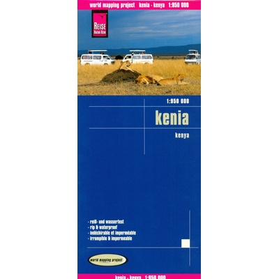 World Mapping Project Reise Know-How Landkarte Kenia (1:950.000). Kenya