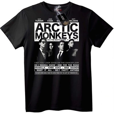 NOONEBRAND Тениска Arctic Monkeys група - 2XL, Black