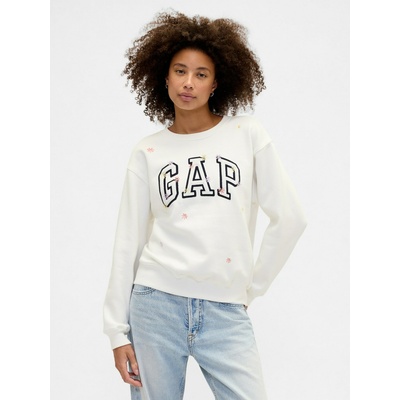 GAP Суитшърт с логото на GAP GAP | Byal | ЖЕНИ | S