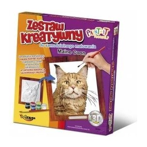 Mirage Hobby Convex Painting Cats - Maine Coon