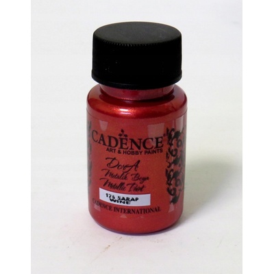 Metalická akrylová Cadence Dora Metalic vínová / 50 ml – Zboží Dáma