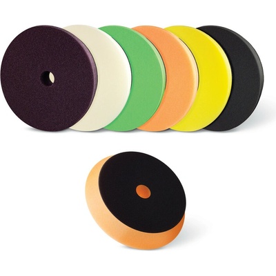 BOLL Leštící houba „DUO” otevřenými buňkami 150mm / 30mm měkká černá