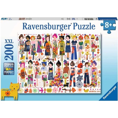 RAVENSBURGER Květinové motivy XXL 200 dílků