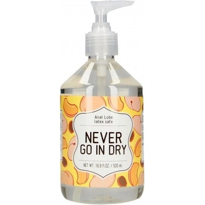 Anal Lube Never Go in Dry 500 ml