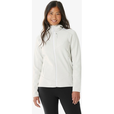 Quechua dámska fleecová mikina MH500 biela