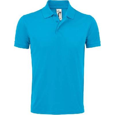 Sol's Prime Men pánske polo tričko modré aqua