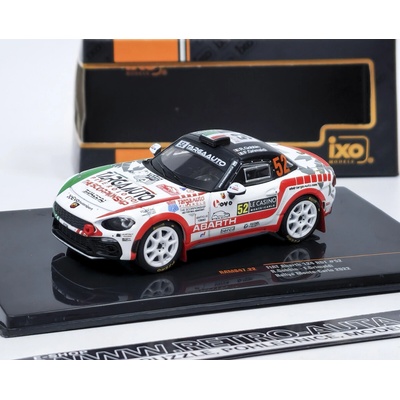 Fiat Abarth 124 RGT 52 R.Gobbin/F.Grimaldi Rally Monte Carlo 2022 IXO 1:43