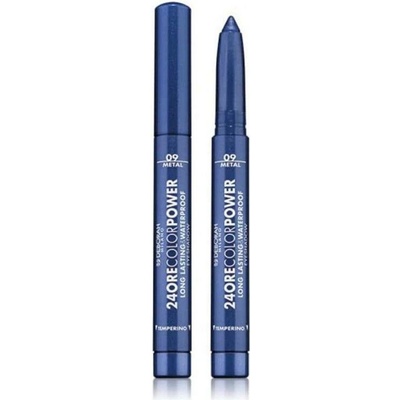 Deborah Milano voděodolný vysouvací oční stín v tužce 24ore Color Power 09 Night Blue 1,4 g