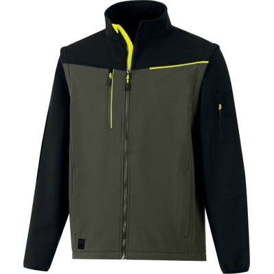 Delta Plus bunda 2 V 1 softshell SOCCIA Kaki/ čierna
