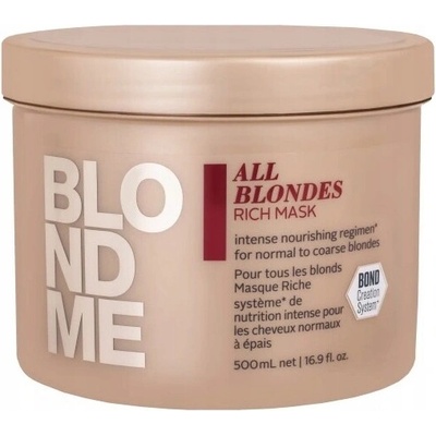 Schwarzkopf BlondMe All Blondes Rich Mask 500 ml