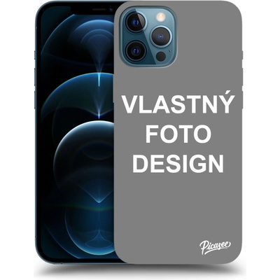 Púzdro Picasee silikónové Apple iPhone 12 Pro Max Vlastný design/motiv čiré
