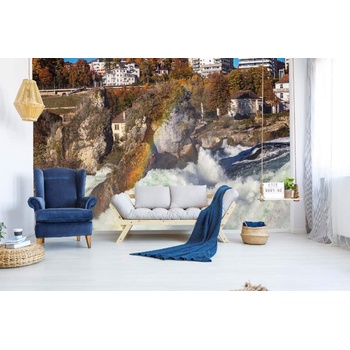 DIMEX ART Самозалепваща се флизелинова фототапета водопад 375 x 250 см