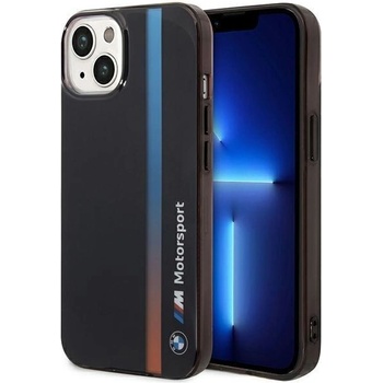 BMW Кейс BMW BMHCP14S22HVGV за iPhone 14 6.1"", черен / черен, IML Tricolor Stripe (BMW000624-0)