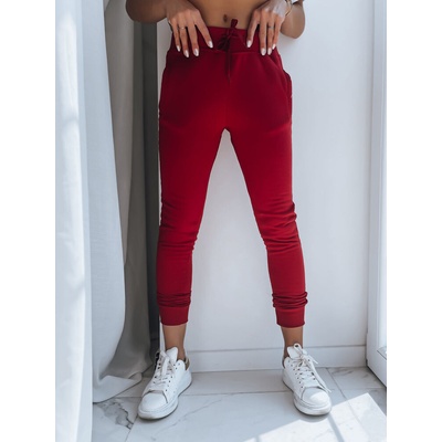 Dstreet Dámské tepláky FITS UY0135z Bordó