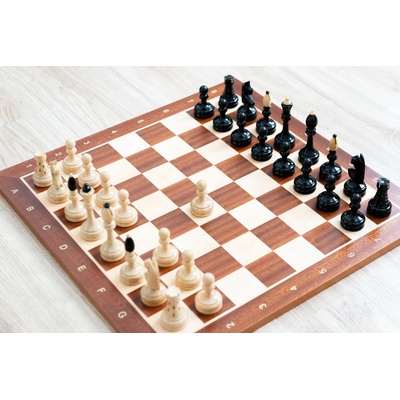 Shakhmaten magazin Шахматен комплект „Чешка клубовка Оригинал с кленова шахматна дъска