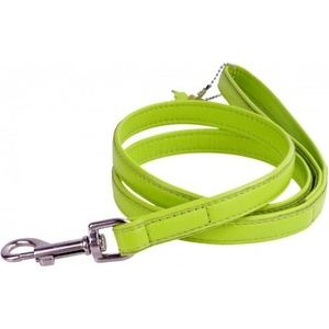 COLLAR Плоска кожена каишка 122см, 9мм - зелена