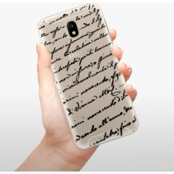 Pouzdro iSaprio - Handwriting 01 Samsung Galaxy J5 2017 černé