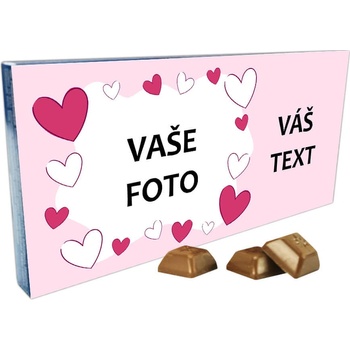FOTOPOŠTA mliečna čokoláda s fotkou Valentín 100 g