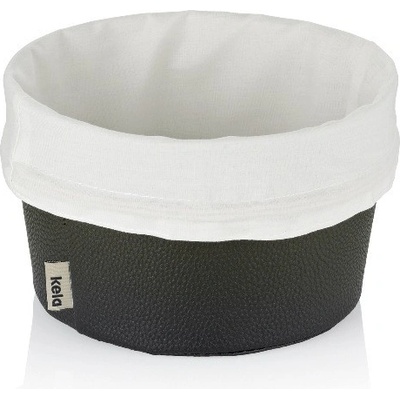 Košík na chleba Grana PU koža čierna 11,0 cm 19,0 cm